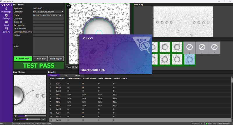 FiberChek Ultra Software
